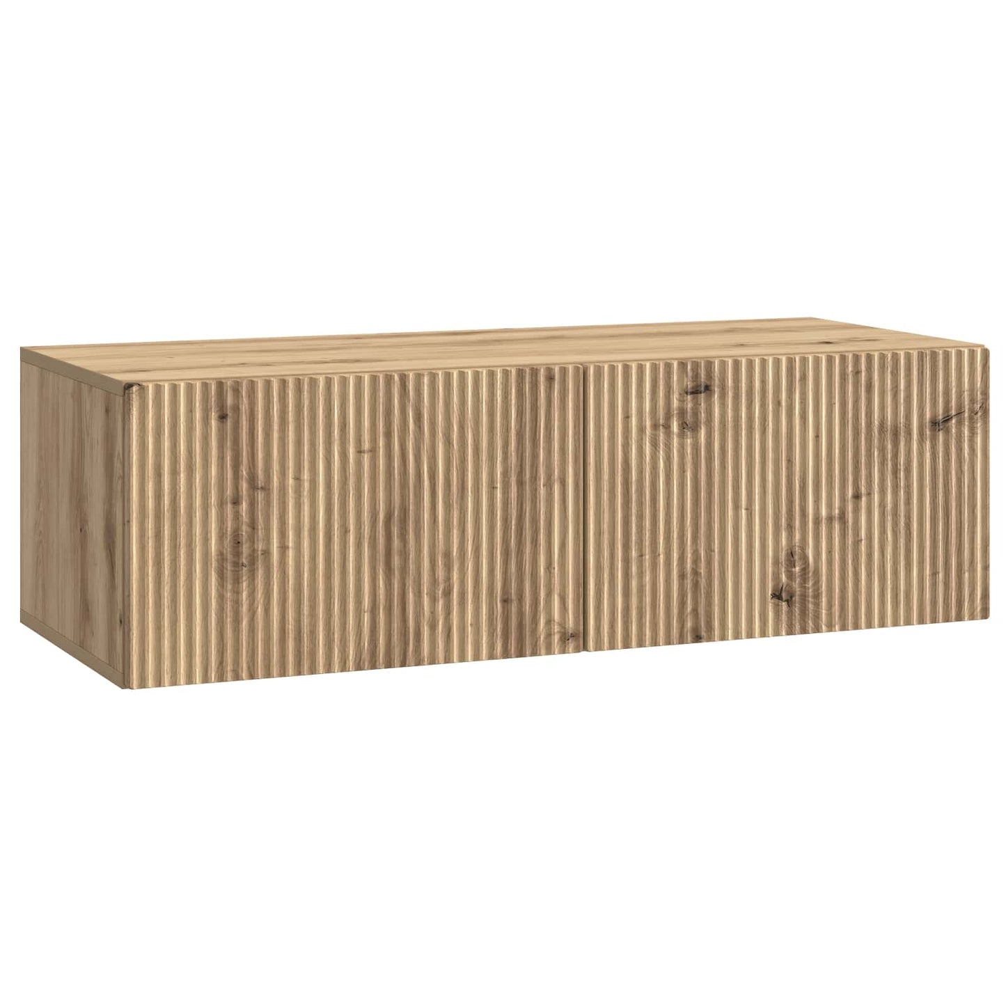 Væghængt TV-skab 98 x 41 x 30 cm Artisan-eg Konstrueret træ
