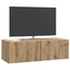 Væghængt TV-skab 98 x 41 x 30 cm Artisan-eg Konstrueret træ