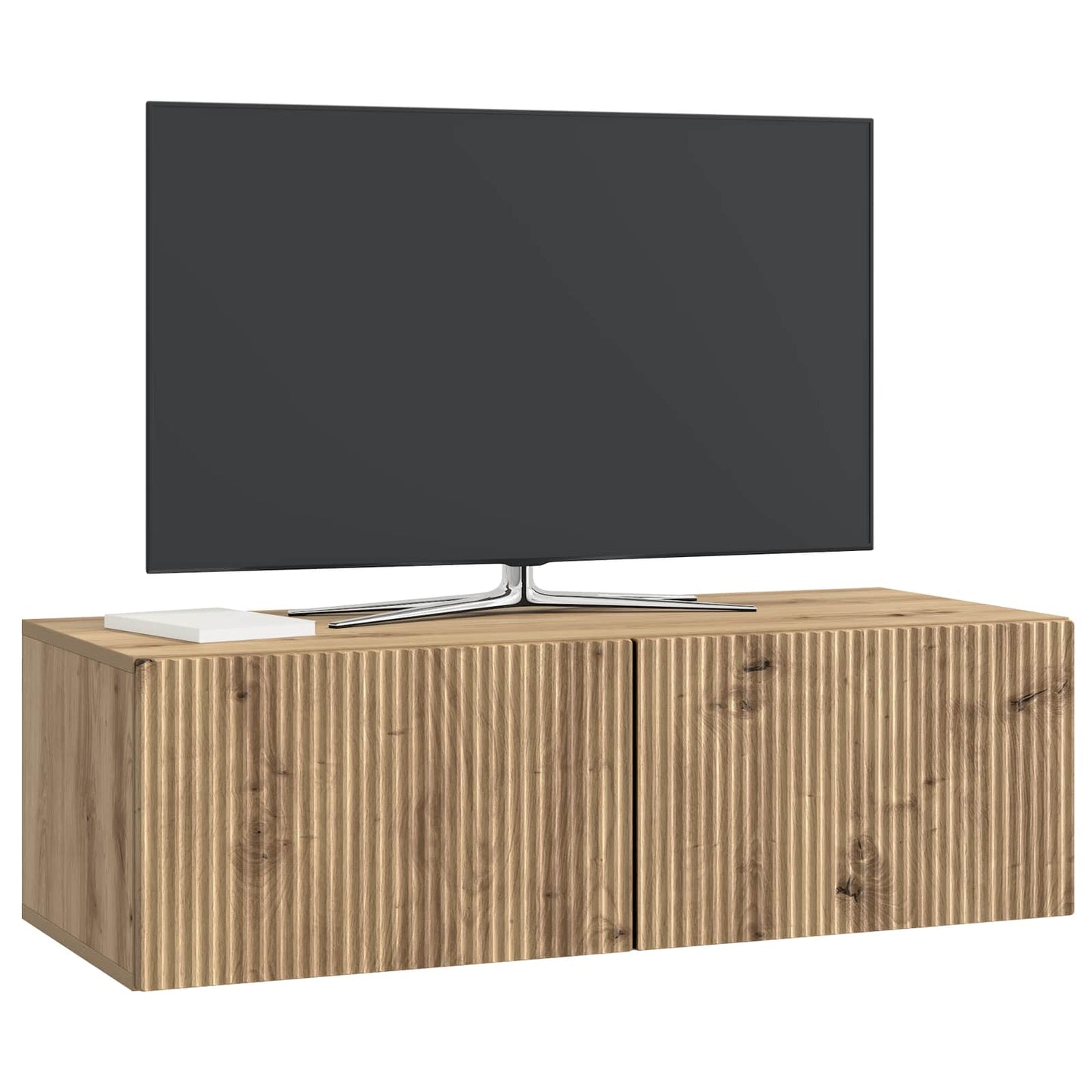 Væghængt TV-skab 98 x 41 x 30 cm Artisan-eg Konstrueret træ