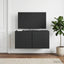 Væghængt TV-skab 59,5 x 31 x 30 cm Sort Konstrueret træ