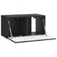 Væghængt TV-skab 59,5 x 31 x 30 cm Sort Konstrueret træ