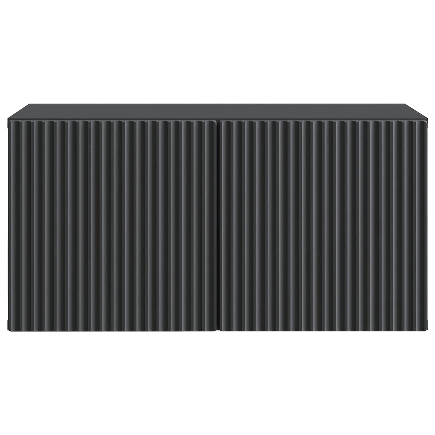 Væghængt TV-skab 59,5 x 31 x 30 cm Sort Konstrueret træ