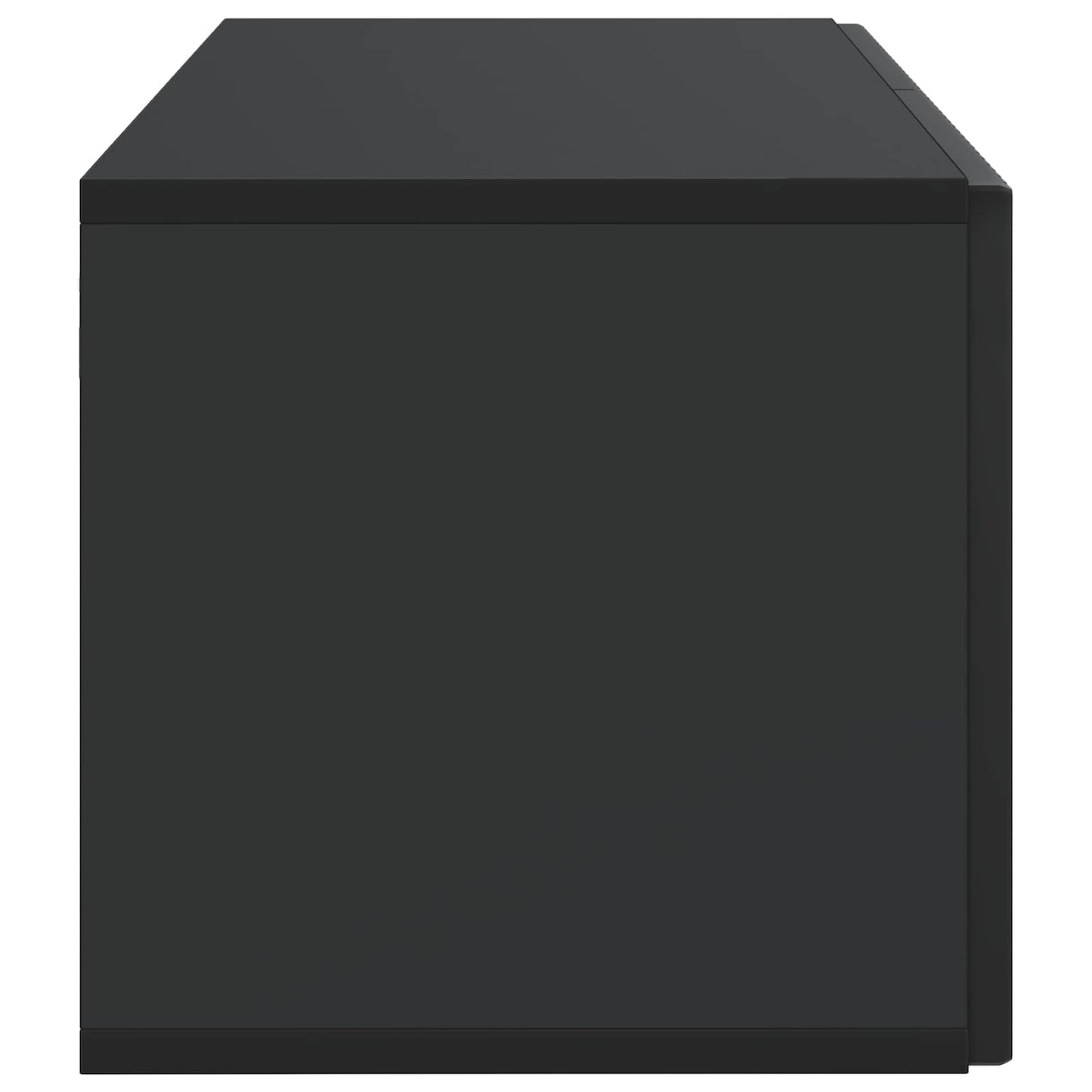 Væghængt TV-skab 59,5 x 31 x 30 cm Sort Konstrueret træ