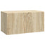 Væghængt TV-skab Sonoma-eg 59,5 x 31 x 30 cm Konstrueret træ
