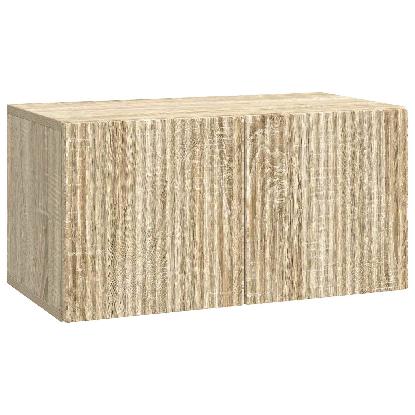 Væghængt TV-skab 59,5 x 31 x 30 cm Sonoma-eg Konstrueret træ