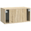 Væghængt TV-skab 59,5 x 31 x 30 cm Sonoma-eg Konstrueret træ