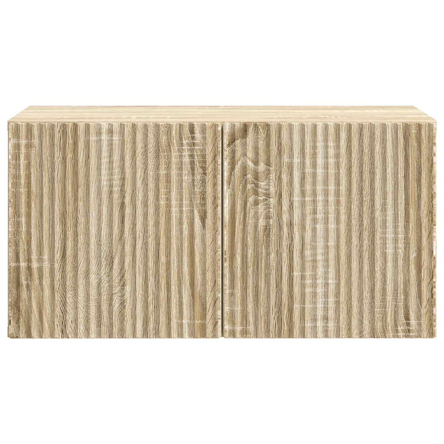 Væghængt TV-skab 59,5 x 31 x 30 cm Sonoma-eg Konstrueret træ