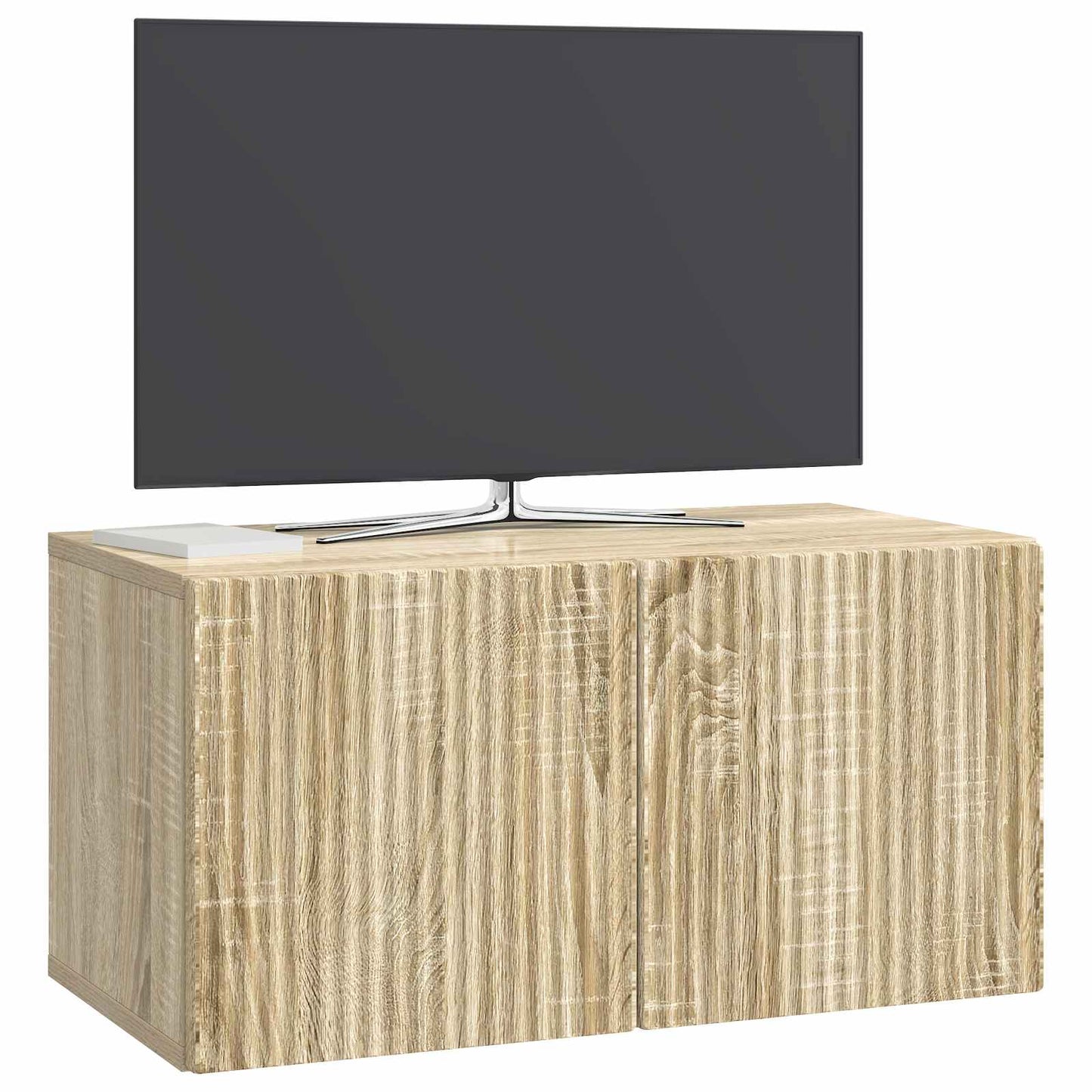 Væghængt TV-skab 59,5 x 31 x 30 cm Sonoma-eg Konstrueret træ