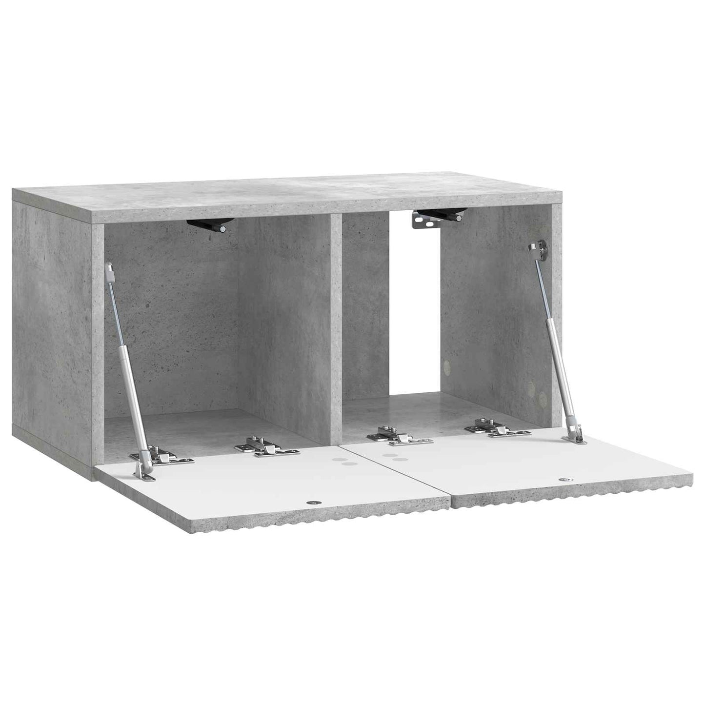 Væghængt TV-skab 59,5 x 31 x 30 cm Betongrå Konstrueret træ