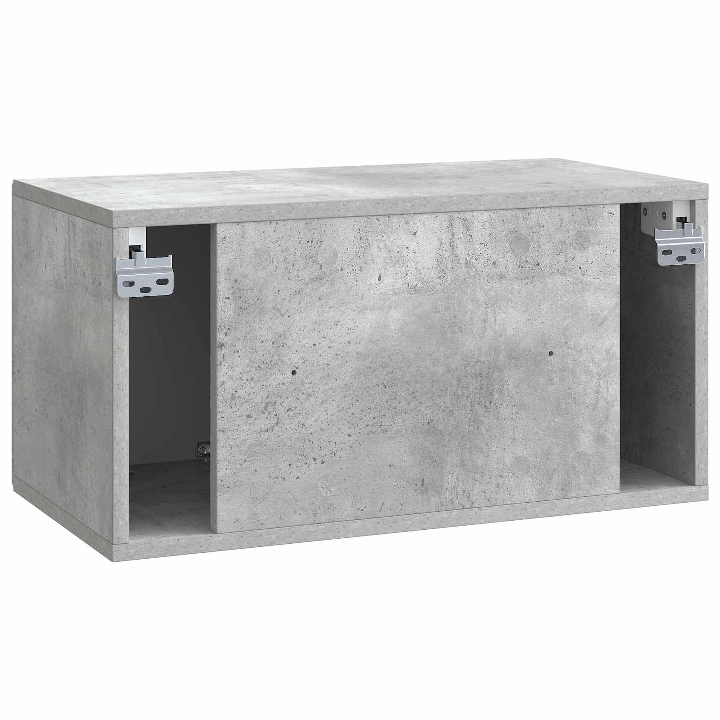 Væghængt TV-skab 59,5 x 31 x 30 cm Betongrå Konstrueret træ