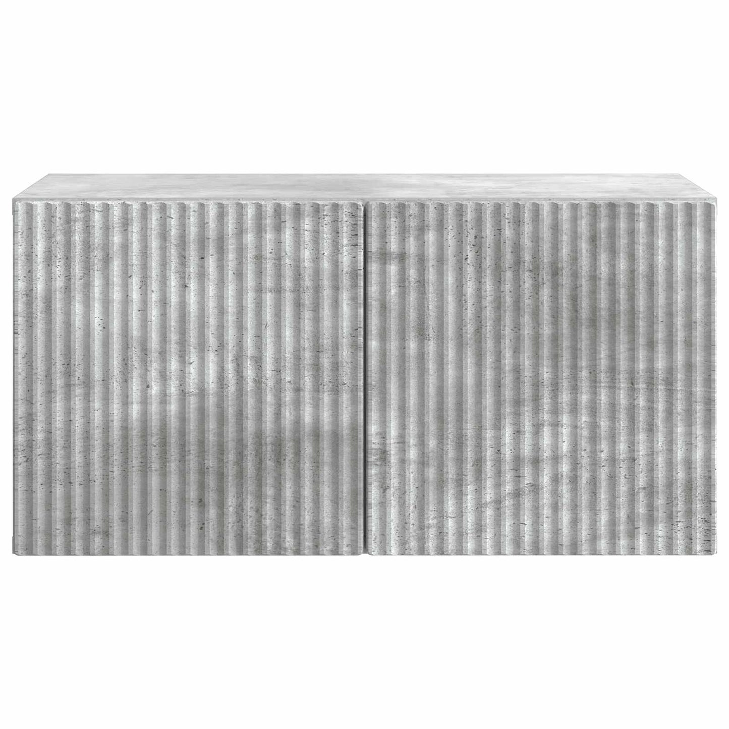 Væghængt TV-skab 59,5 x 31 x 30 cm Betongrå Konstrueret træ