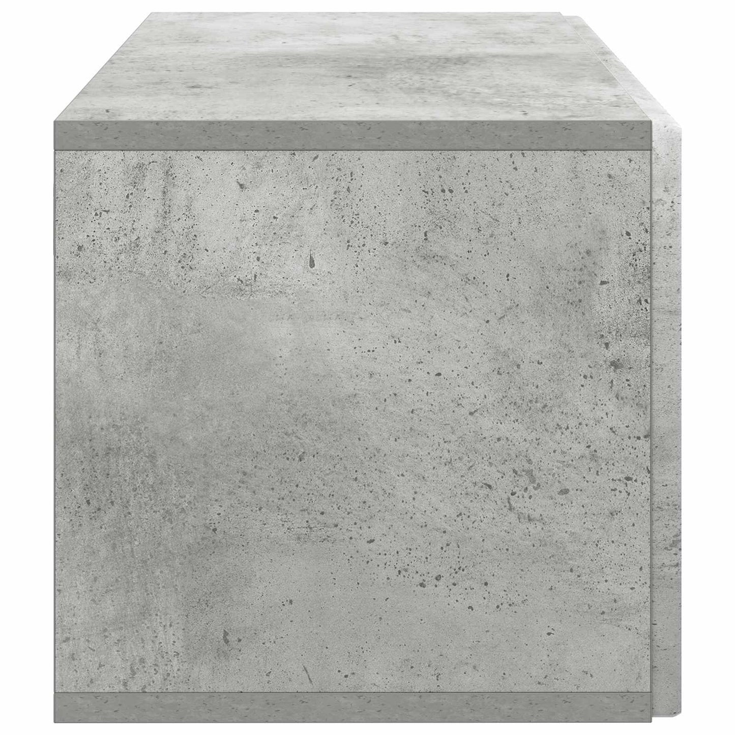 Væghængt TV-skab 59,5 x 31 x 30 cm Betongrå Konstrueret træ