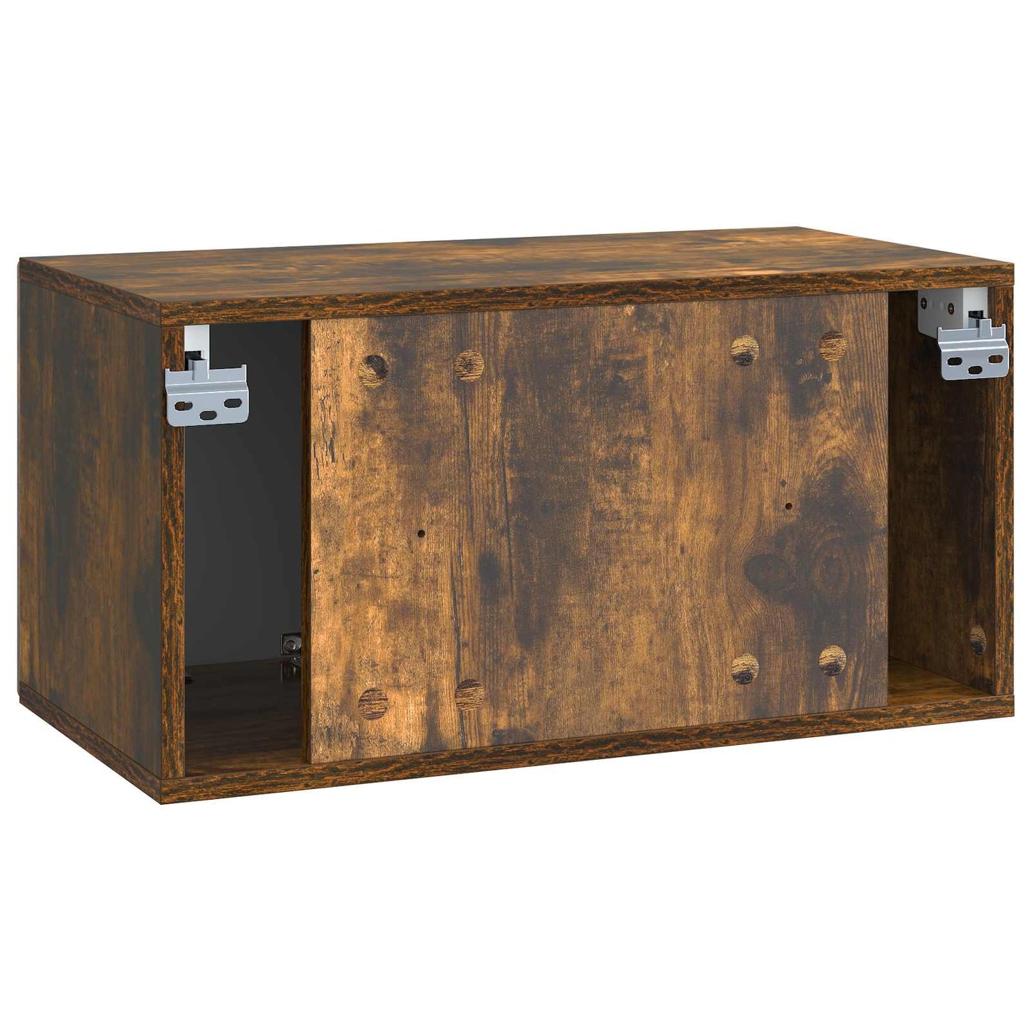 Væghængt TV-skab 59,5 x 31 x 30 cm Røget eg Konstrueret træ