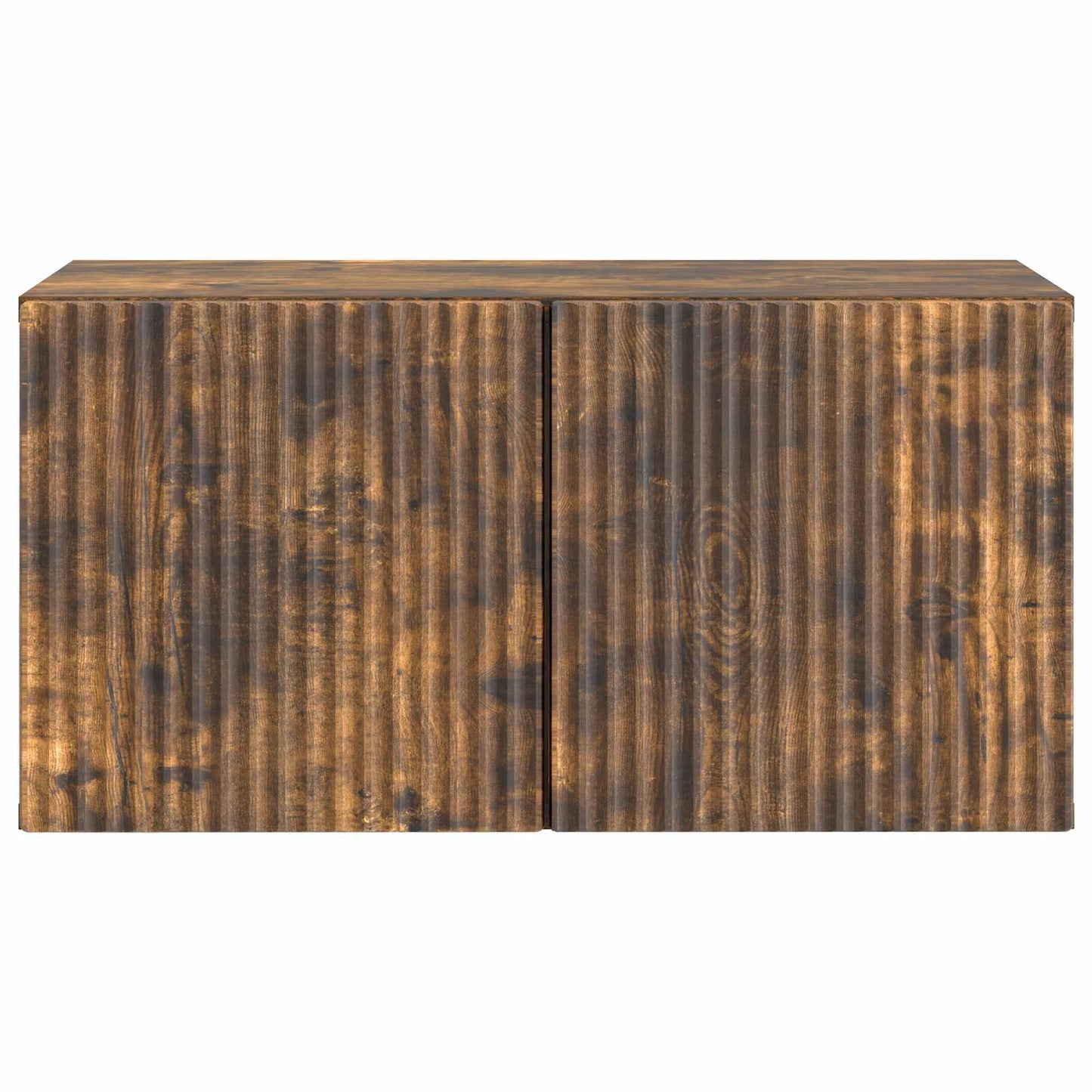 Væghængt TV-skab 59,5 x 31 x 30 cm Røget eg Konstrueret træ