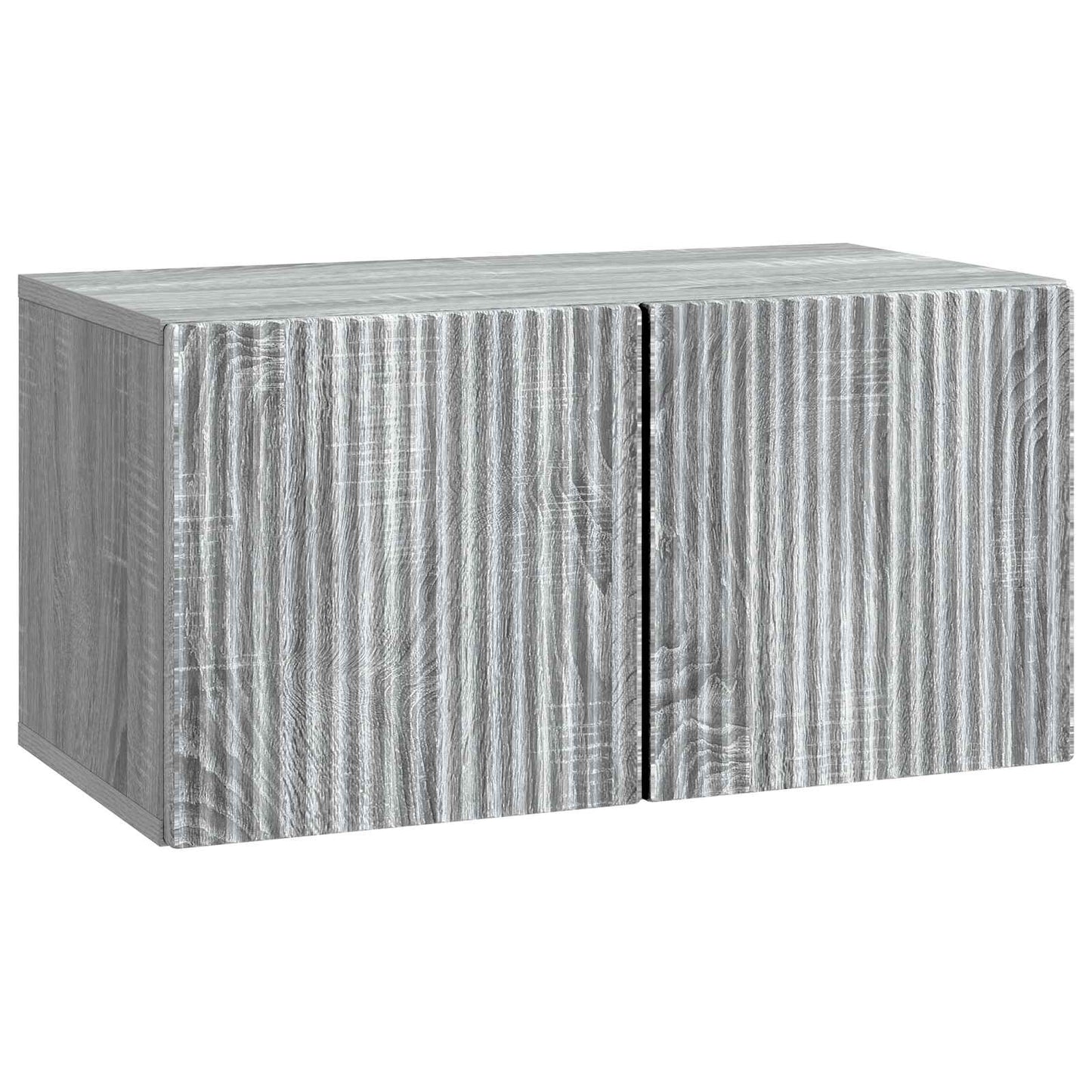 Væghængt TV-skab 59,5 x 31 x 30 cm Grå sonoma-eg