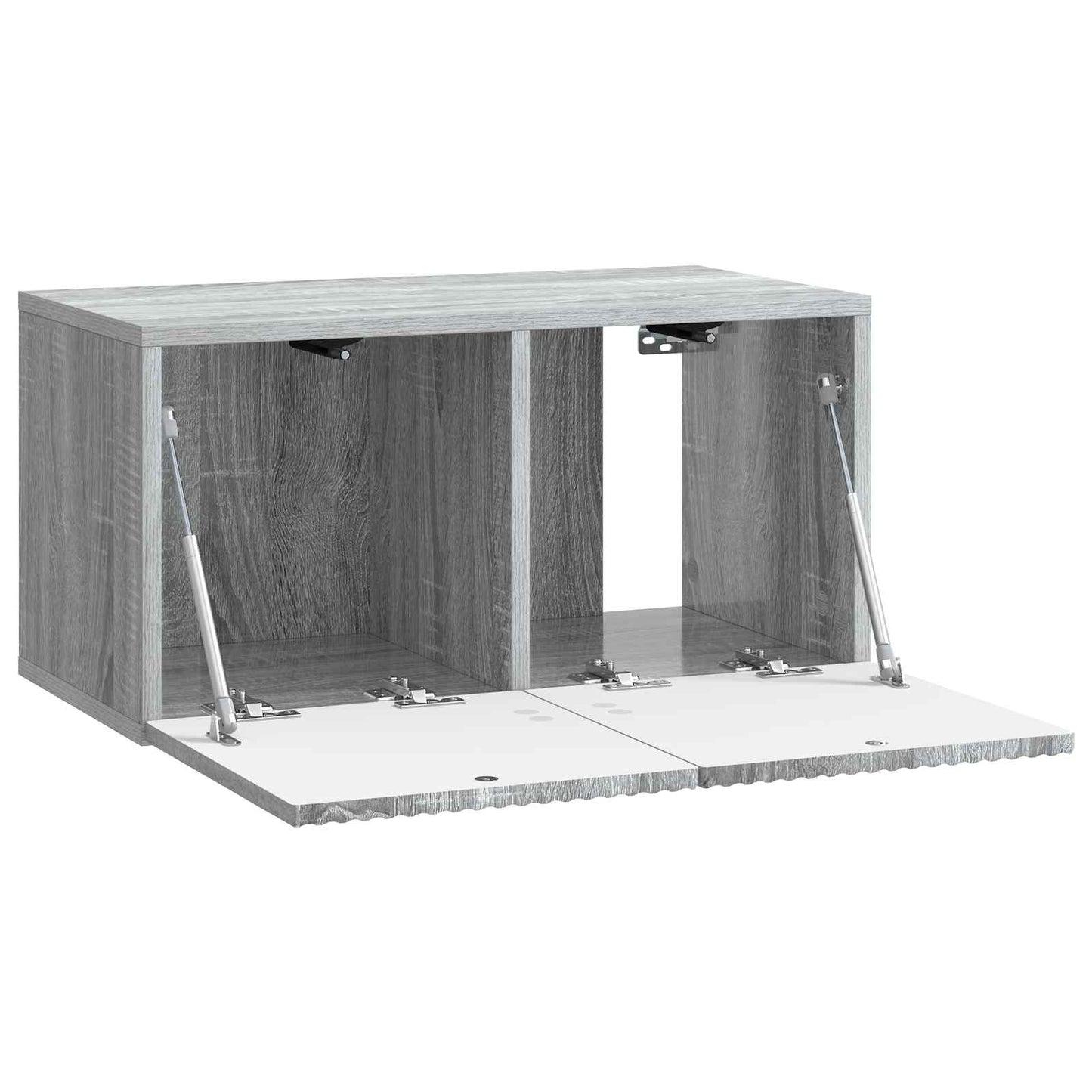 Væghængt TV-skab 59,5 x 31 x 30 cm Grå sonoma-eg