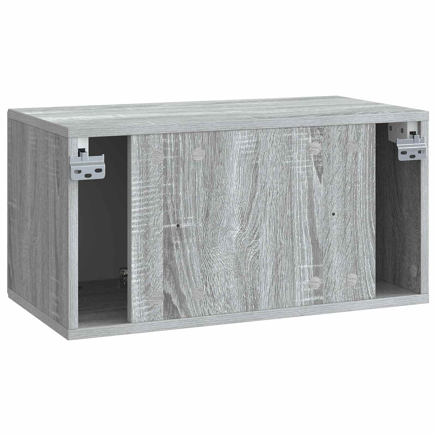 Væghængt TV-skab 59,5 x 31 x 30 cm Grå sonoma-eg