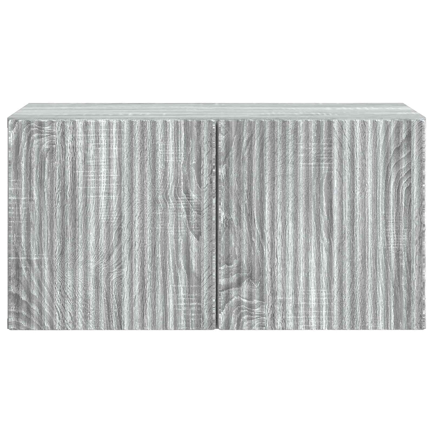 Væghængt TV-skab 59,5 x 31 x 30 cm Grå sonoma-eg