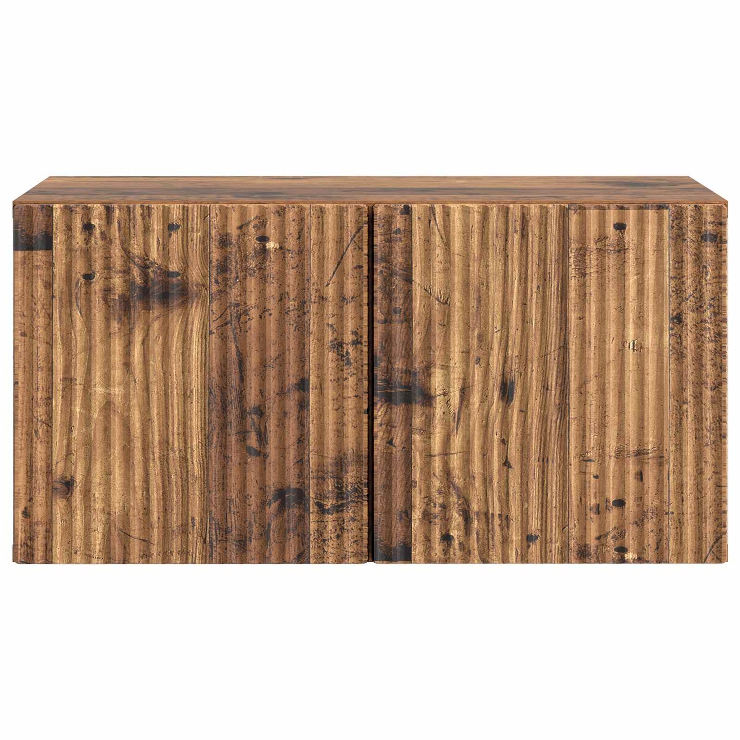 Væghængt TV-skab 59,5 x 31 x 30 cm Gammelt træ Konstrueret træ