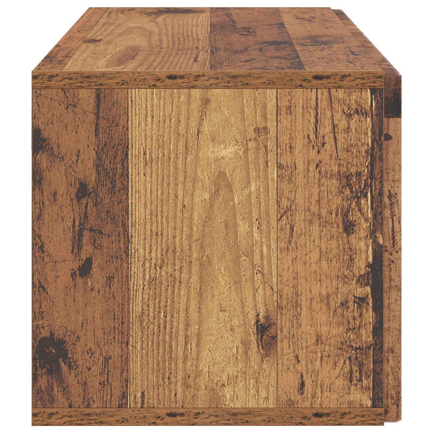 Væghængt TV-skab 59,5 x 31 x 30 cm Gammelt træ Konstrueret træ