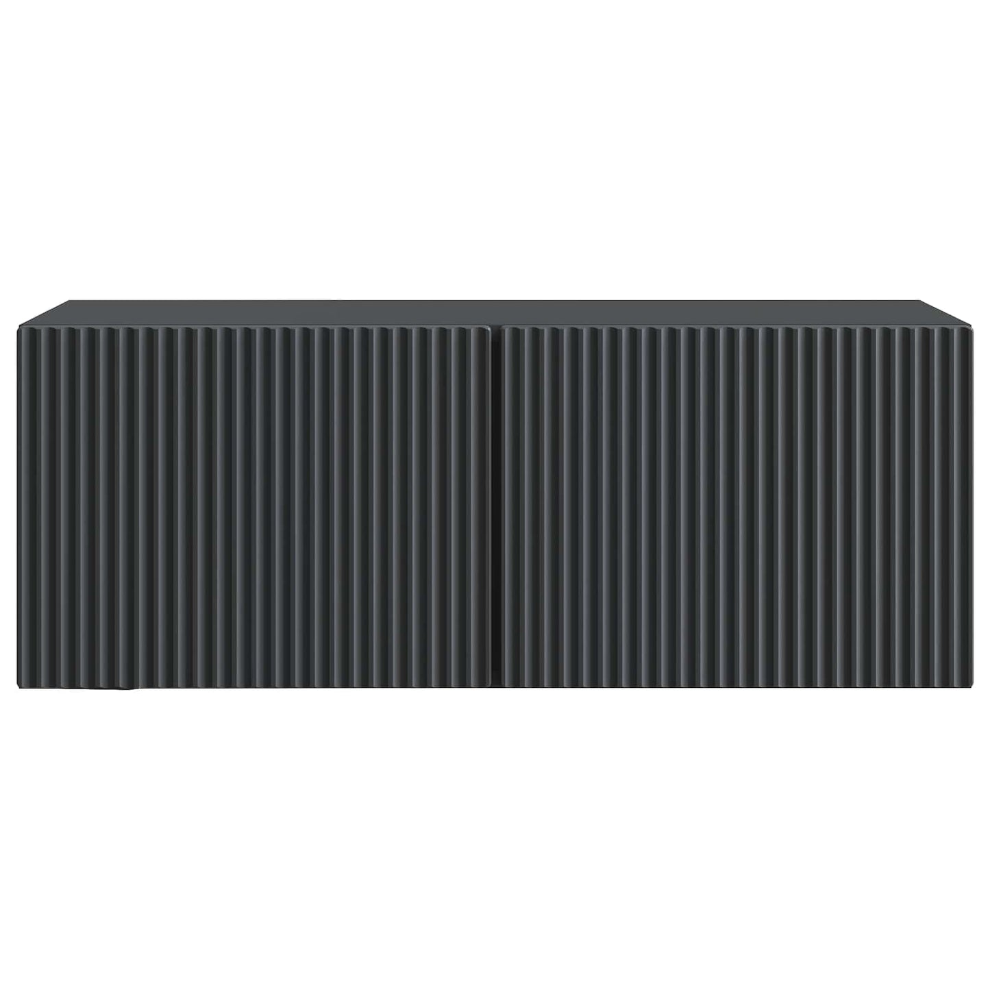 Væghængt TV-skab 78,5 x 31 x 30 cm Sort Konstrueret træ