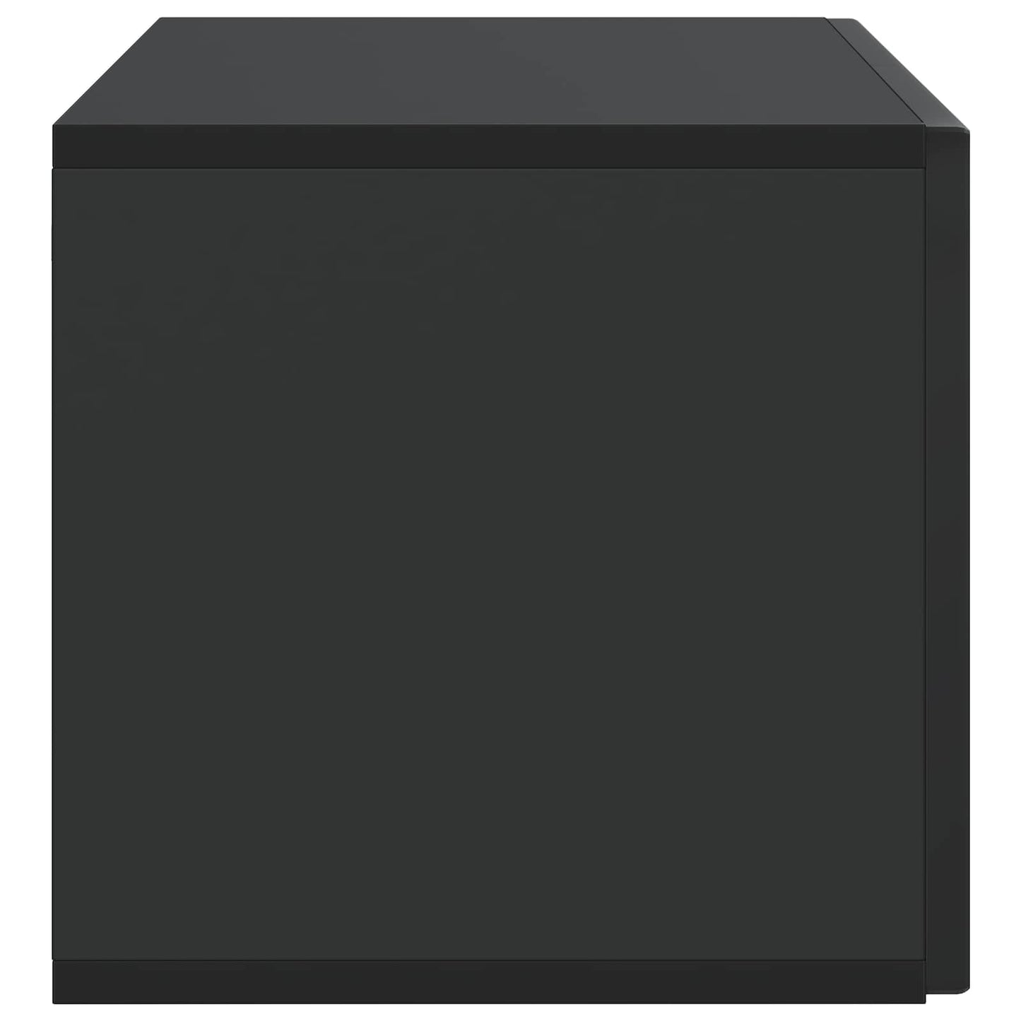 Væghængt TV-skab 78,5 x 31 x 30 cm Sort Konstrueret træ