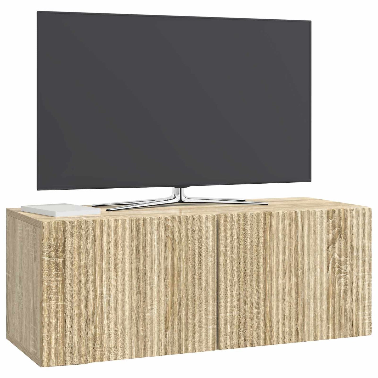 Væghængt TV-skab 78,5 x 31 x 30 cm Sonoma-eg Konstrueret træ