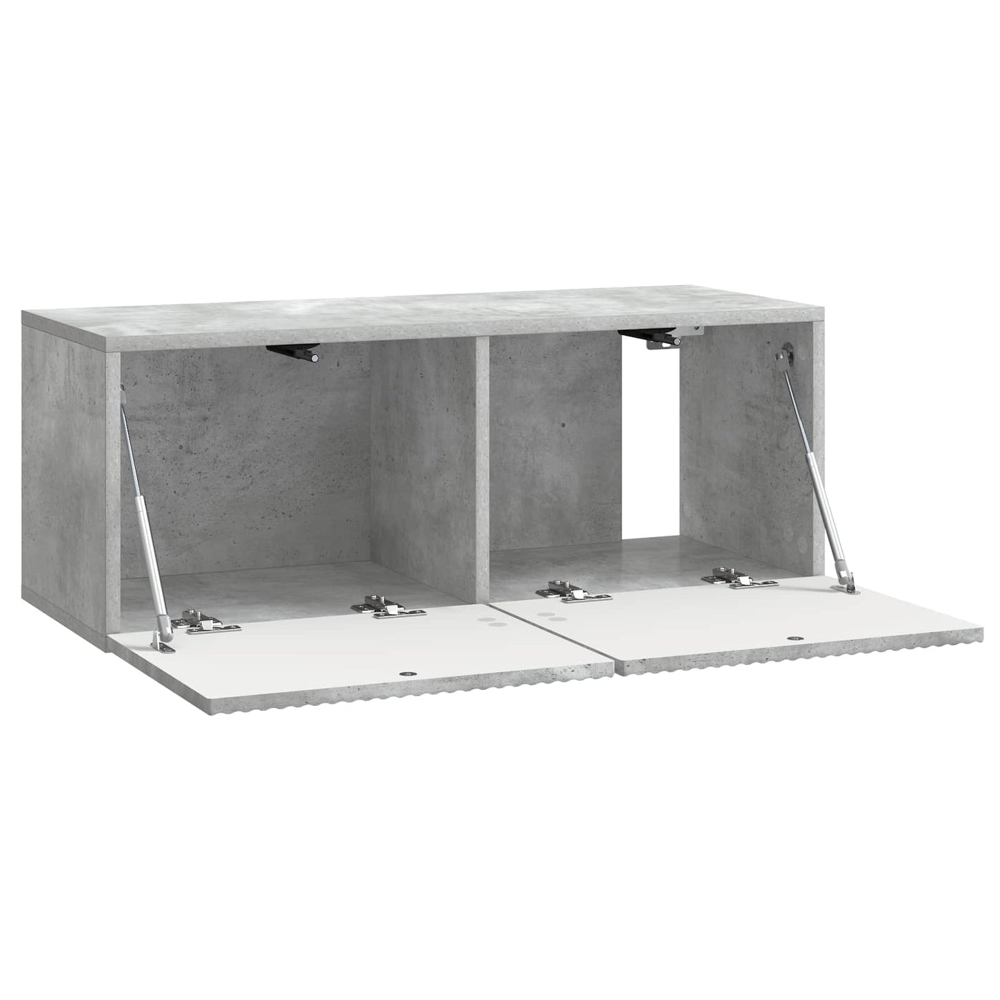 Væghængt TV-skab 78,5 x 31 x 30 cm Betongrå Konstrueret træ