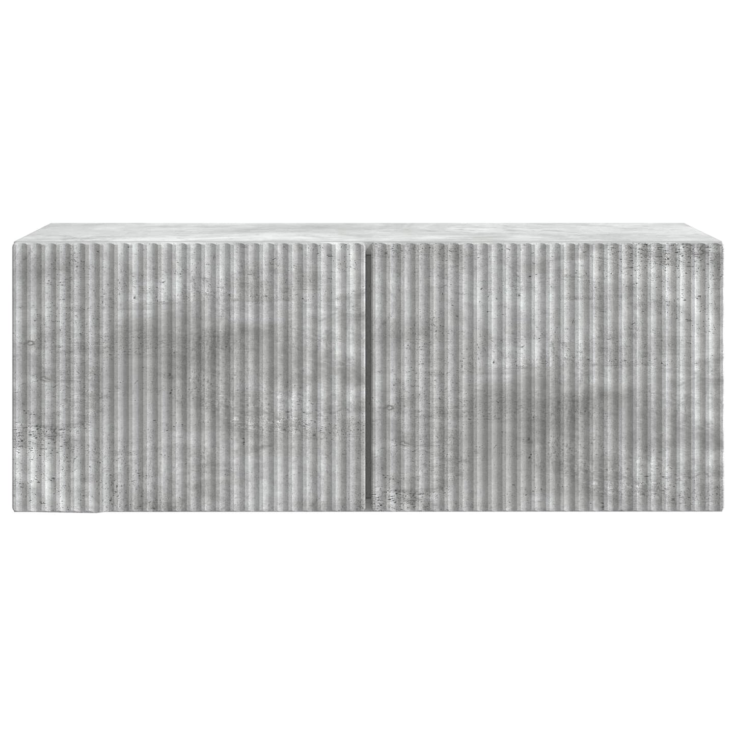 Væghængt TV-skab 78,5 x 31 x 30 cm Betongrå Konstrueret træ