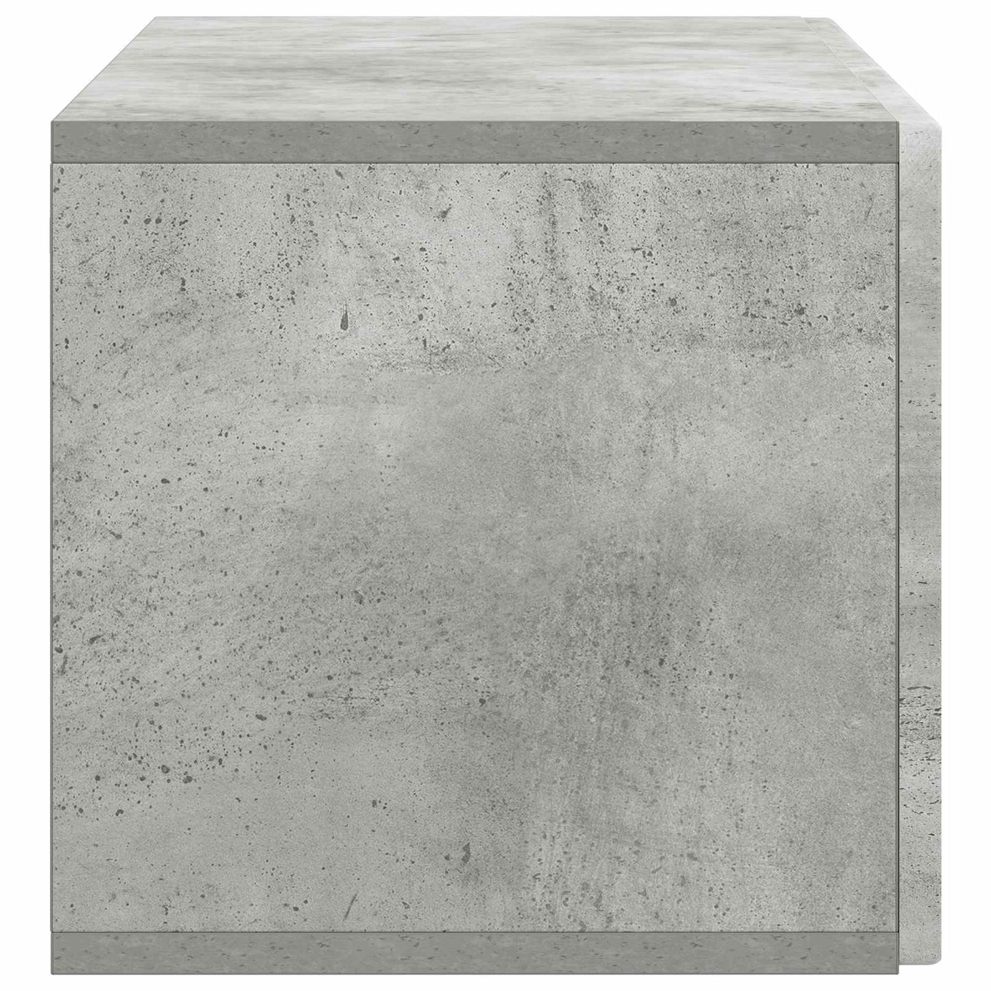 Væghængt TV-skab 78,5 x 31 x 30 cm Betongrå Konstrueret træ