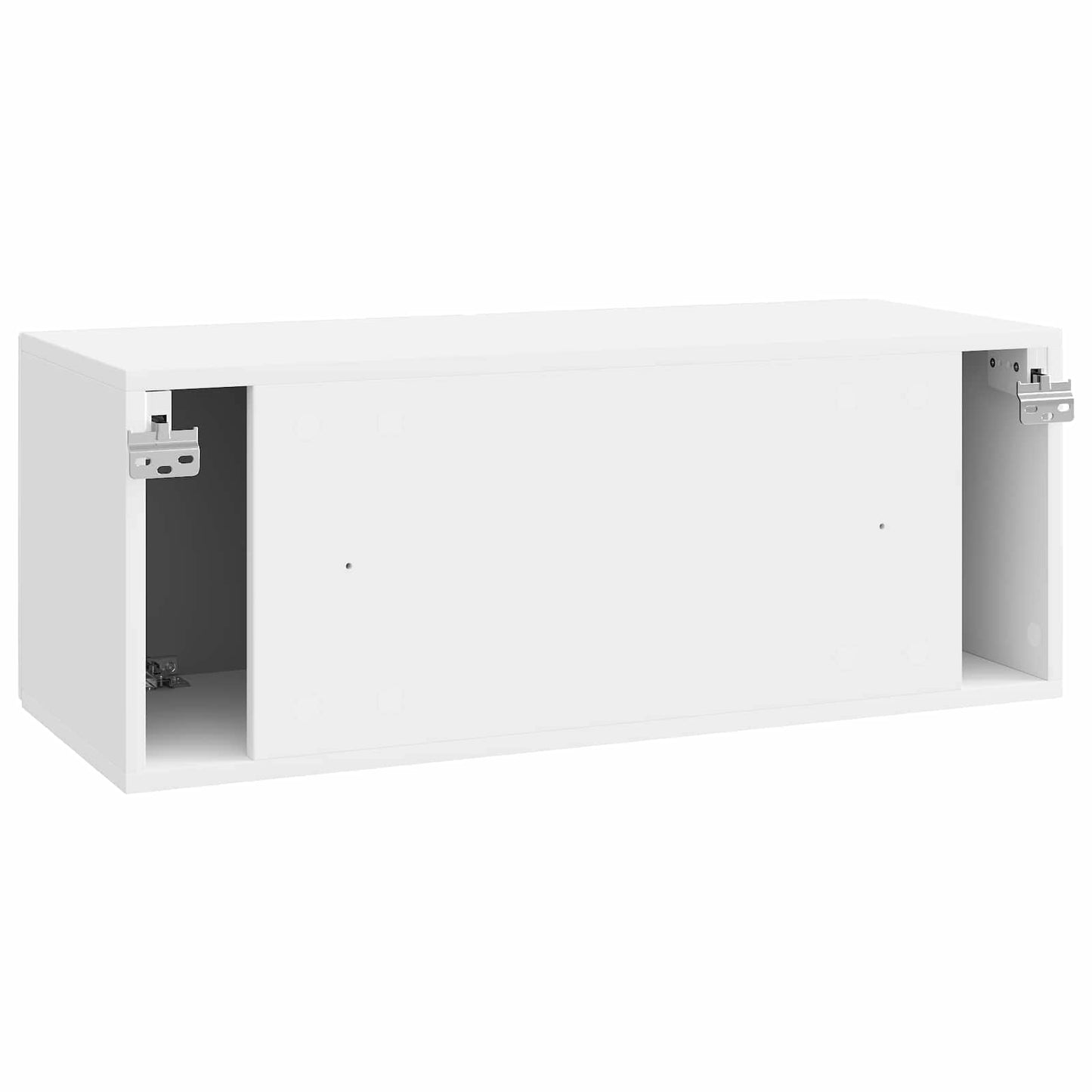 Væghængt TV-skab 78,5 x 31 x 30 cm Hvid højglans