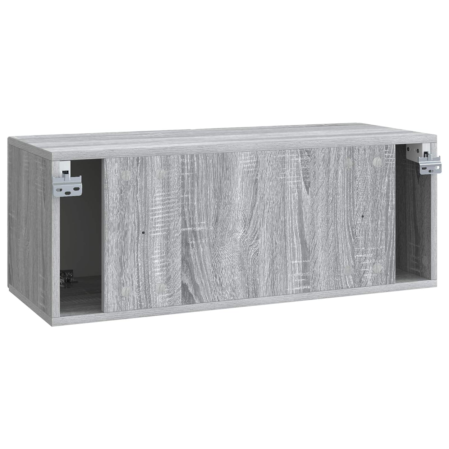 Væghængt TV-skab 78,5 x 31 x 30 cm Grå sonoma-eg