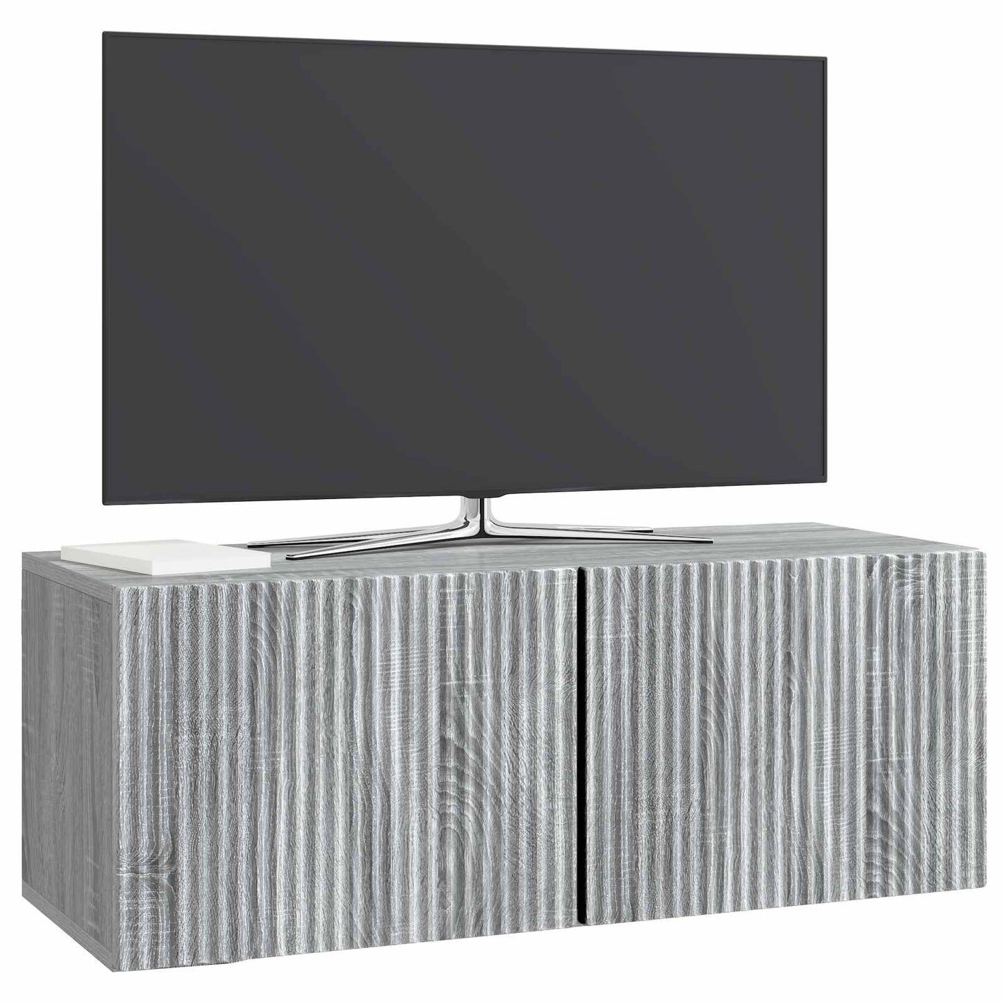 Væghængt TV-skab 78,5 x 31 x 30 cm Grå sonoma-eg
