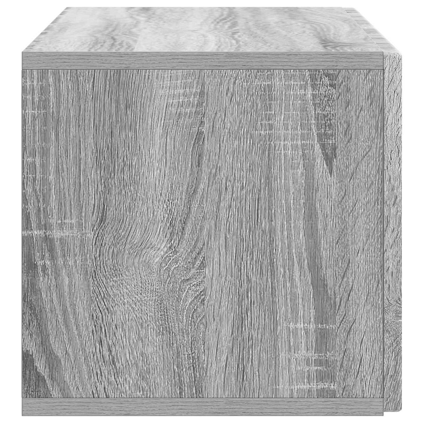 Væghængt TV-skab 78,5 x 31 x 30 cm Grå sonoma-eg