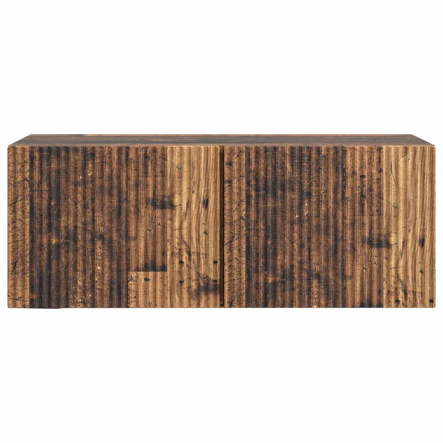 Væghængt TV-skab 78,5 x 31 x 30 cm Gammelt træ Konstrueret træ