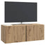 Væghængt TV-skab 78,5 x 31 x 30 cm Artisan-eg Konstrueret træ