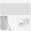 Væghængt TV-skab Hvid 98 x 31 x 30 cm Konstrueret træ