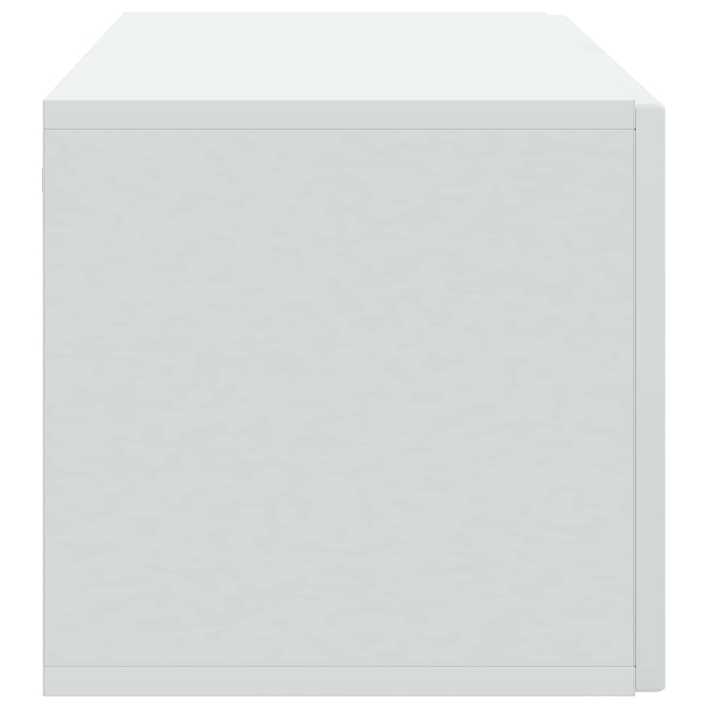 Væghængt TV-skab Hvid 98 x 31 x 30 cm Konstrueret træ