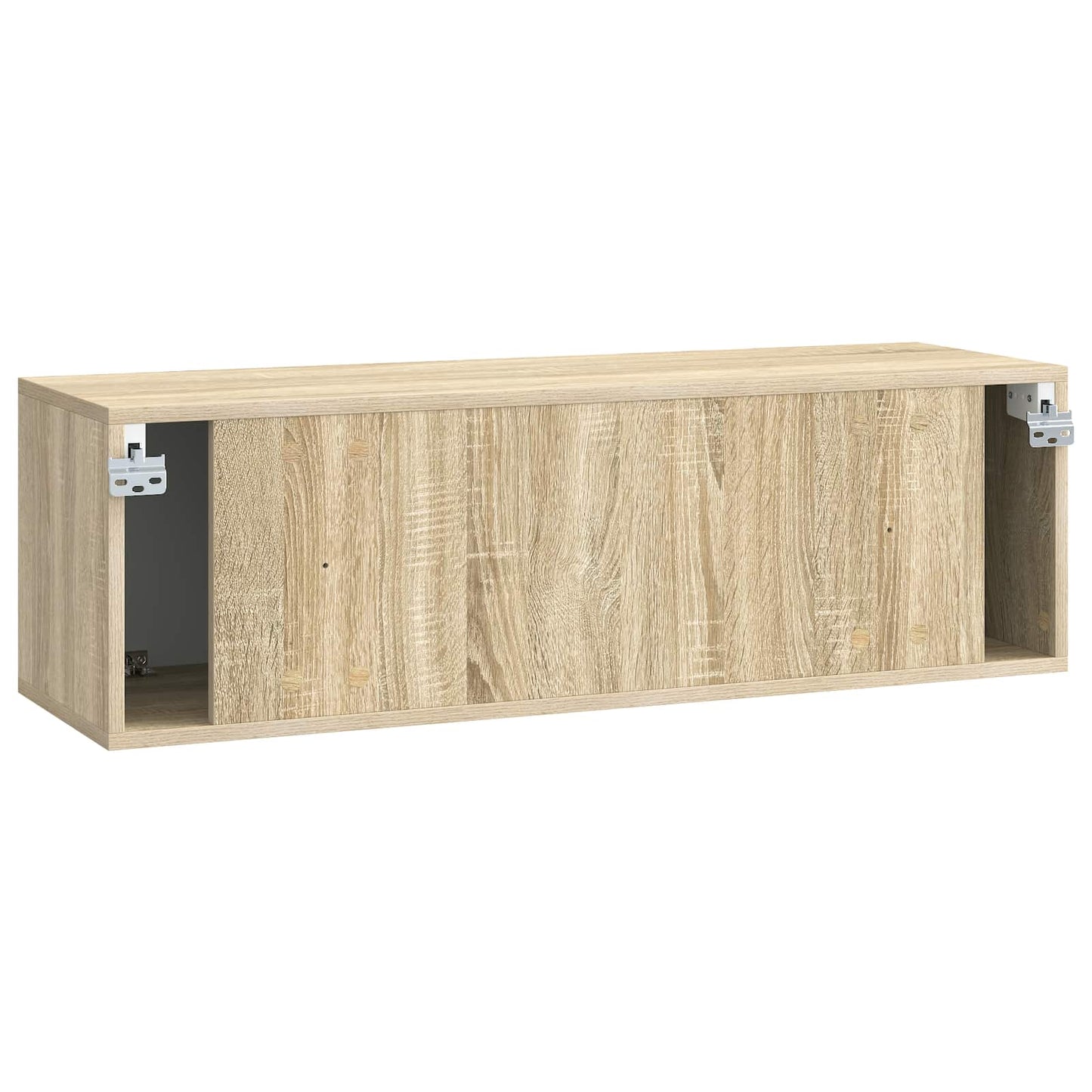 Væghængt TV-skab 98 x 31 x 30 cm Sonoma-eg Konstrueret træ