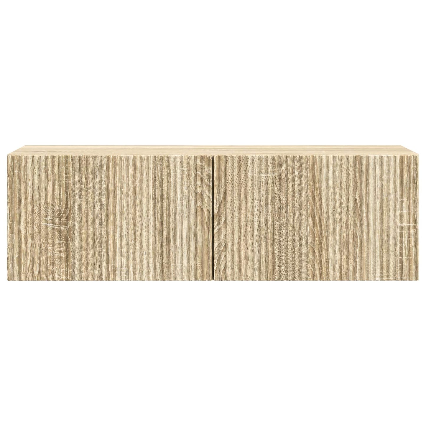 Væghængt TV-skab 98 x 31 x 30 cm Sonoma-eg Konstrueret træ