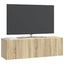 Væghængt TV-skab 98 x 31 x 30 cm Sonoma-eg Konstrueret træ