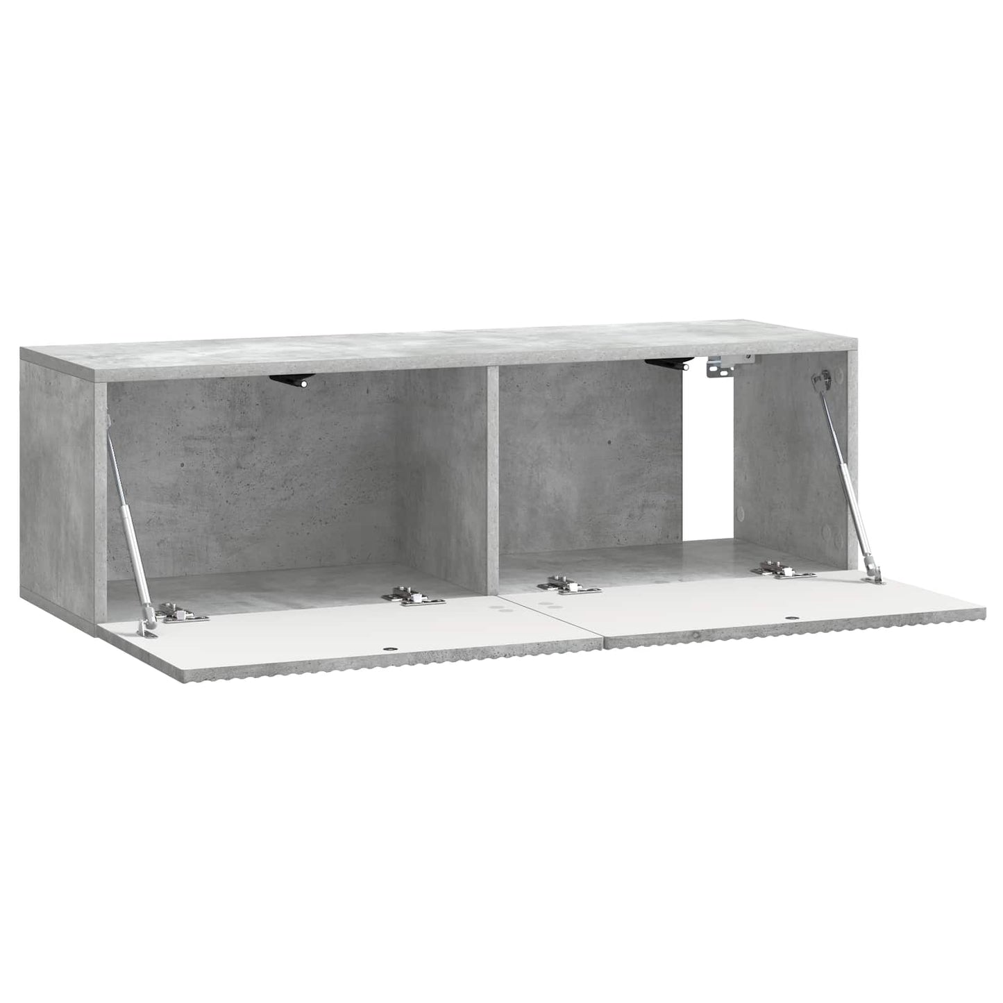 Væghængt TV-skab 98 x 31 x 30 cm Betongrå Konstrueret træ