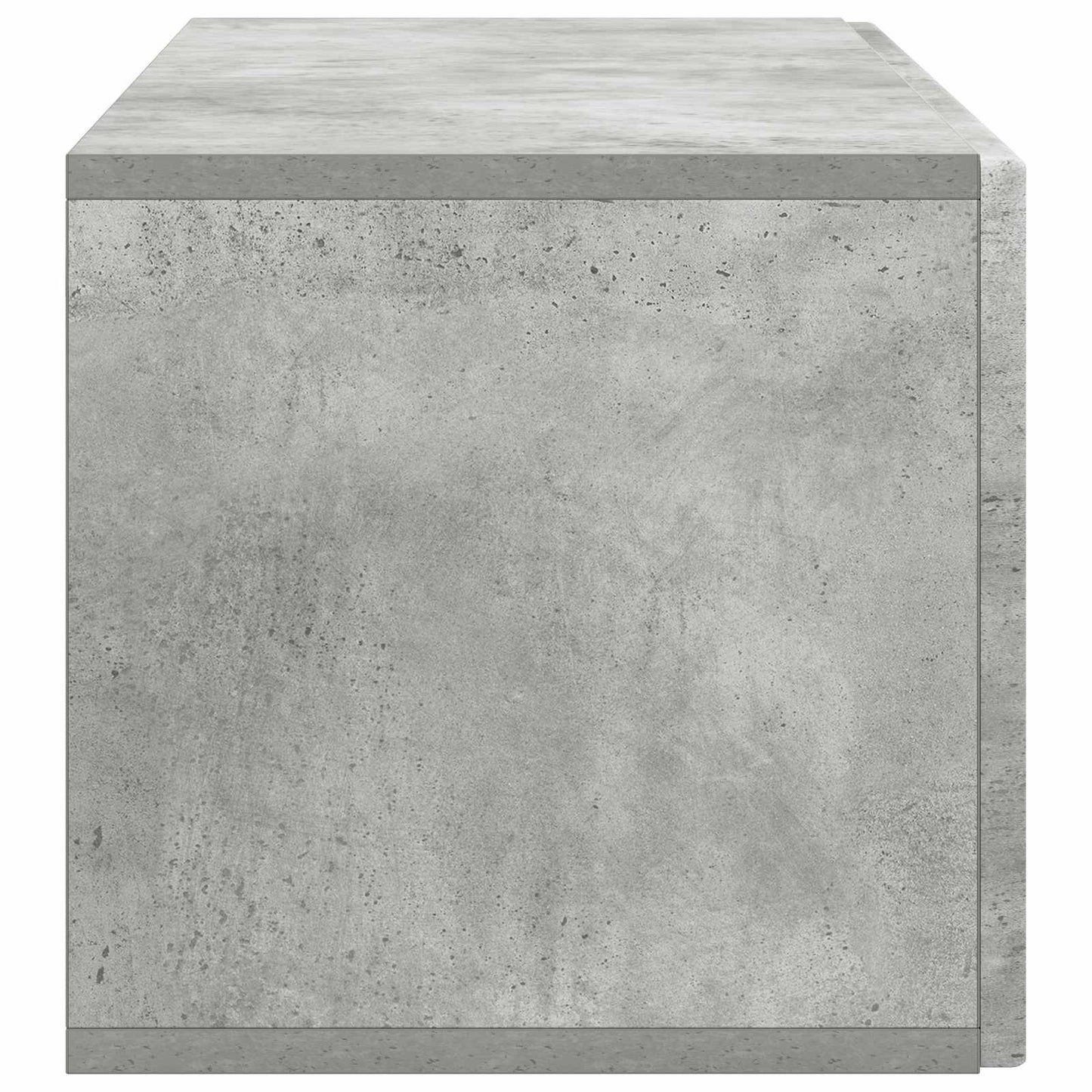 Væghængt TV-skab 98 x 31 x 30 cm Betongrå Konstrueret træ