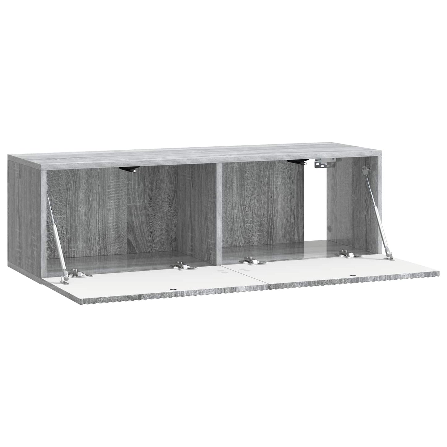 Væghængt TV-skab 98 x 31 x 30 cm Grå sonoma-eg Konstrueret træ