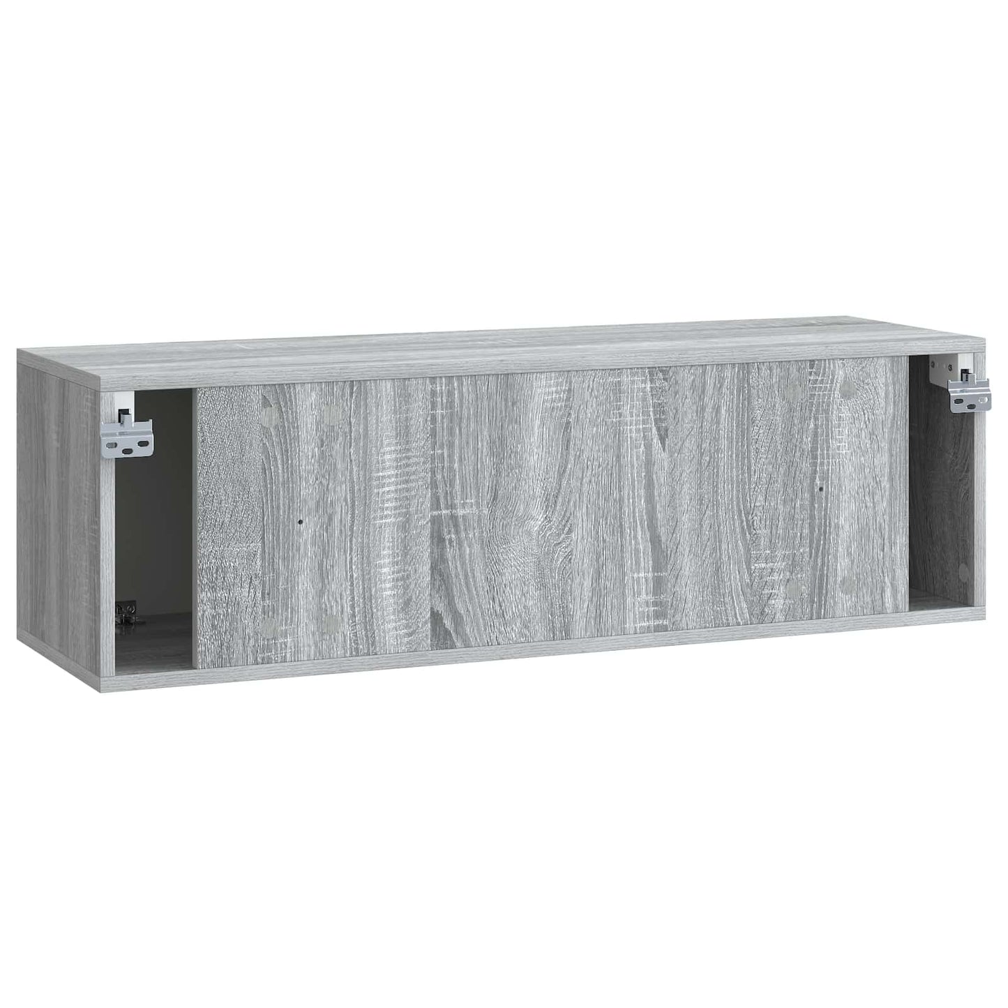 Væghængt TV-skab 98 x 31 x 30 cm Grå sonoma-eg Konstrueret træ
