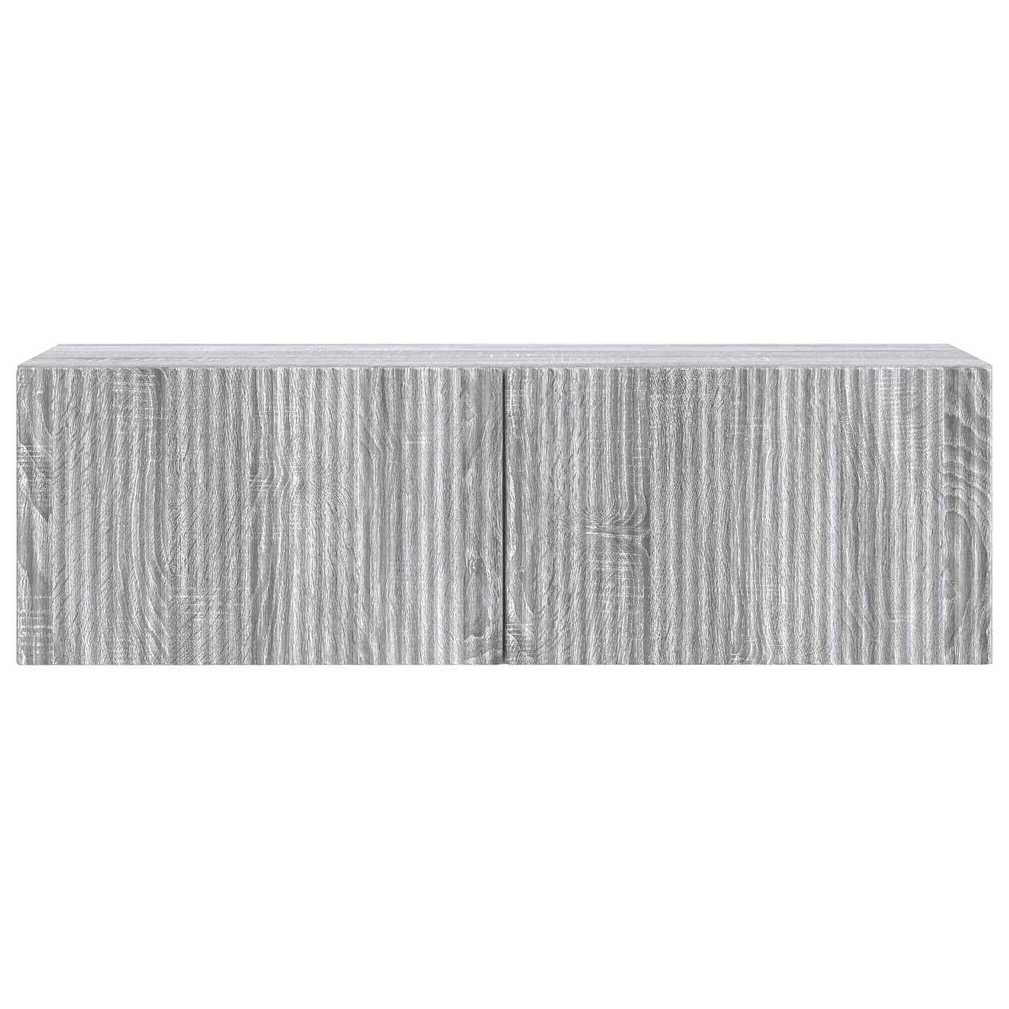 Væghængt TV-skab 98 x 31 x 30 cm Grå sonoma-eg Konstrueret træ