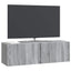 Væghængt TV-skab Grå sonoma-eg 98 x 31 x 30 cm Konstrueret træ