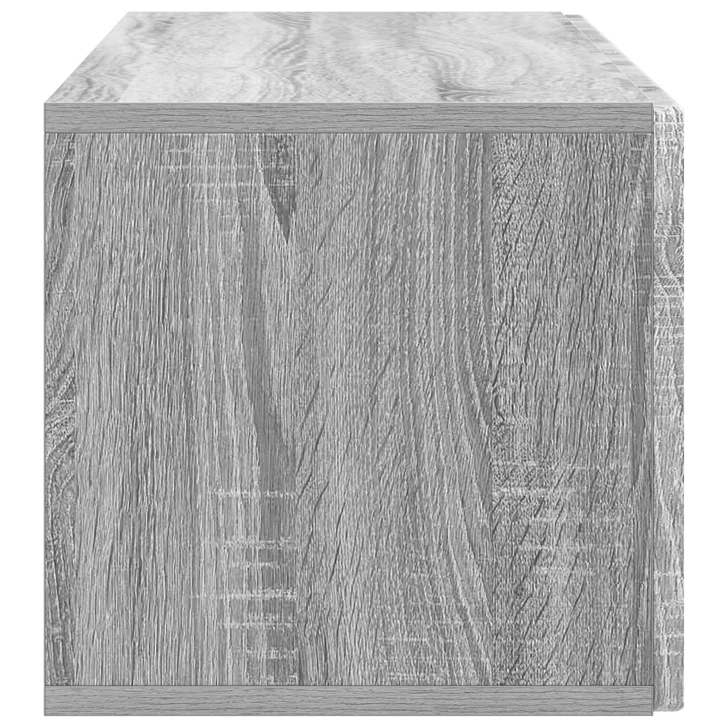 Væghængt TV-skab 98 x 31 x 30 cm Grå sonoma-eg Konstrueret træ