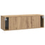 Væghængt TV-skab Artisan-eg 98 x 31 x 30 cm Konstrueret træ
