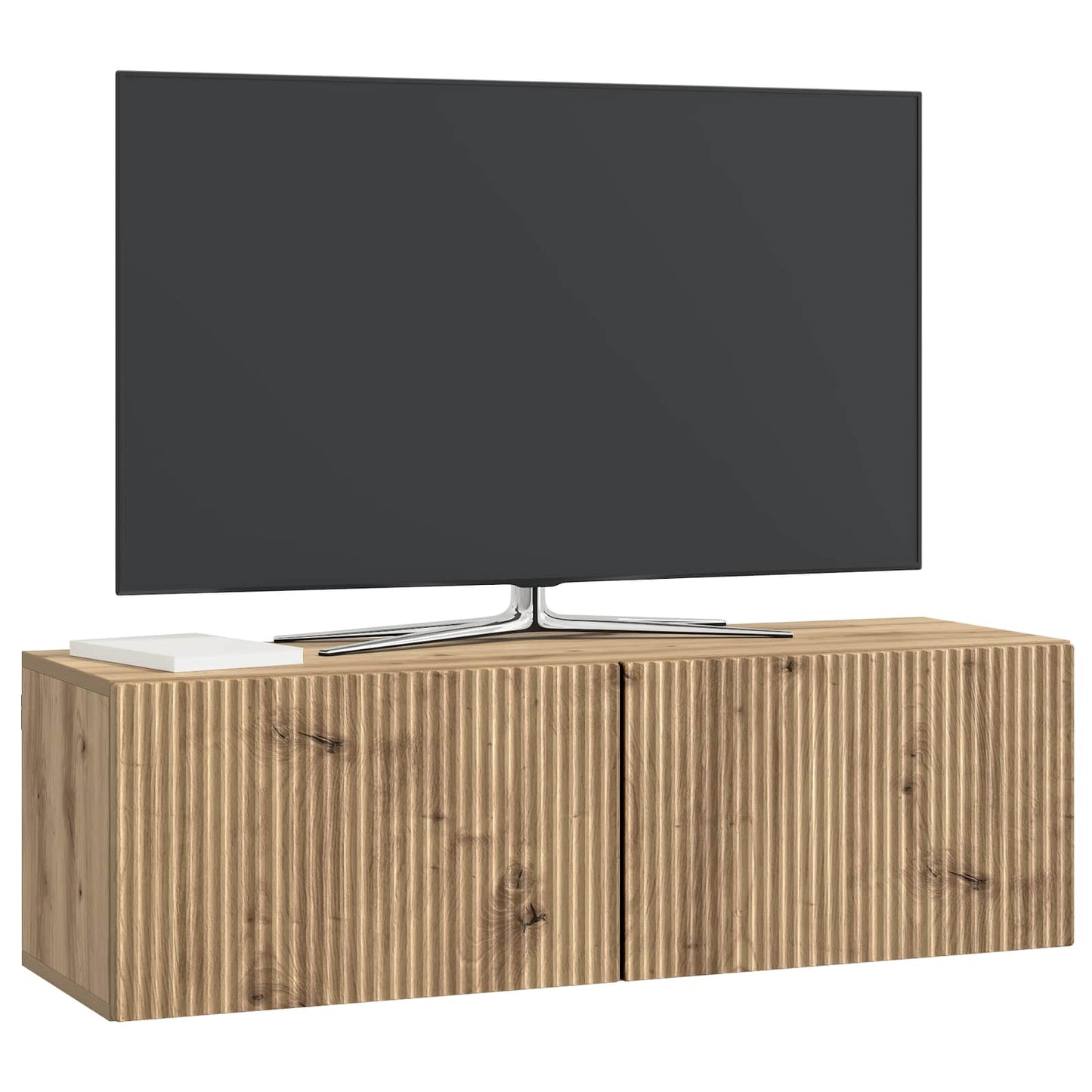 Væghængt TV-skab Artisan-eg 98 x 31 x 30 cm Konstrueret træ